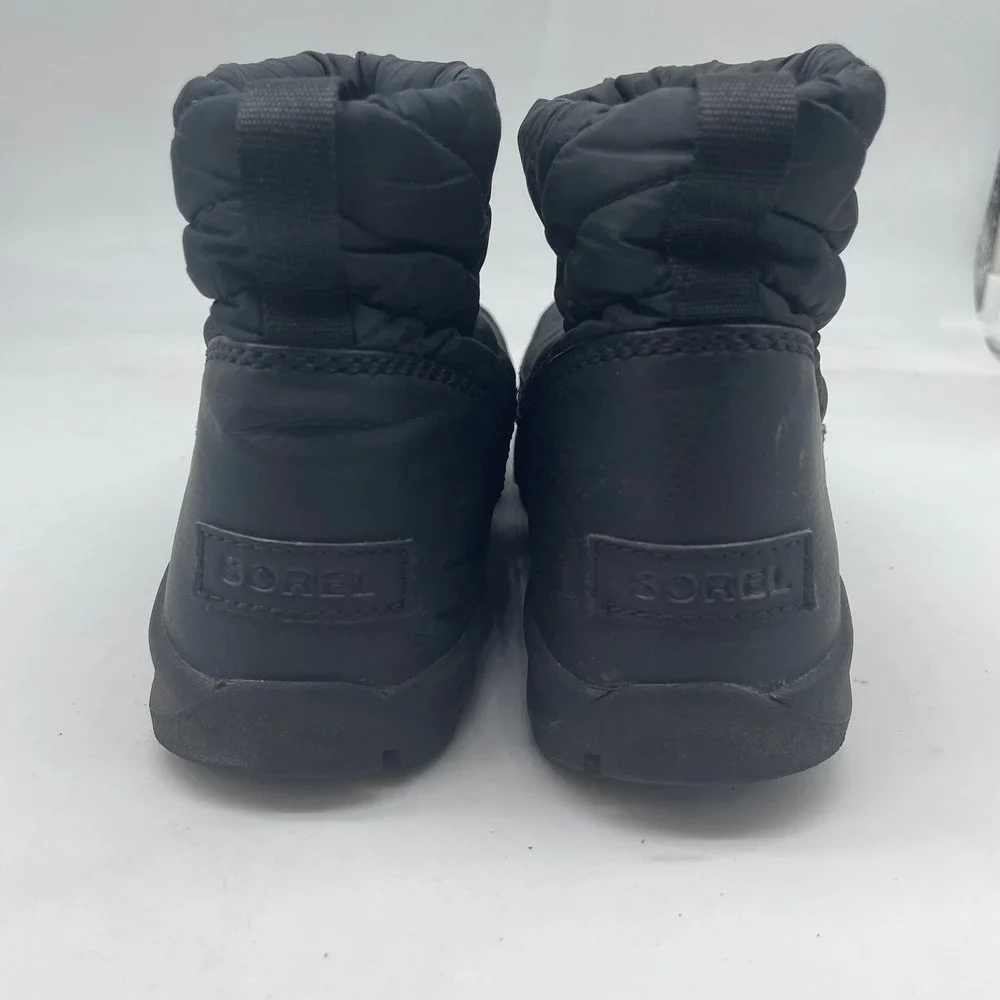 Sorel Out N About Puffy Black‎ Waterproof Winter Ankle Boots NL2692-010 Womens 8